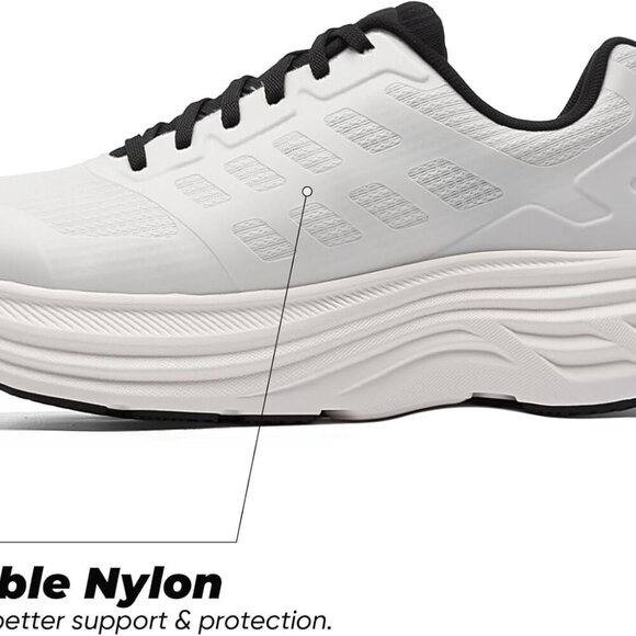 Women's Mesh Running Shoes Cushion Support Non-Slip Breathable Athletic Sneakers - Picture 5 of 8